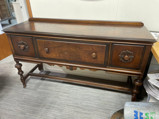 Classic wooden buffet credenza by Meekins Packard Springfield MA