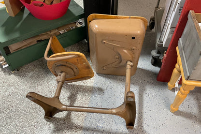 Old-Time School Desks