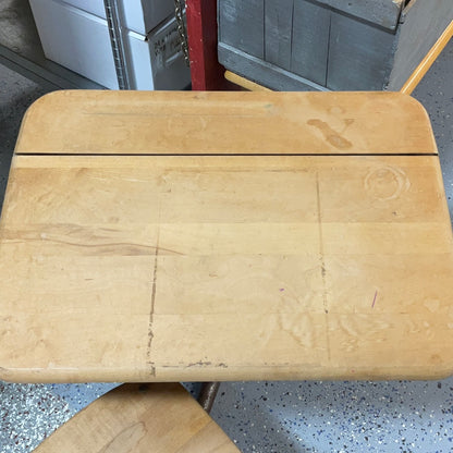 Old-Time School Desks