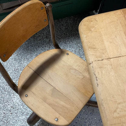 Old-Time School Desks